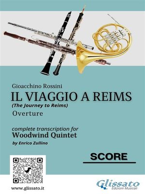 cover image of Full score of "Il viaggio a Reims" for Woodwind Quintet